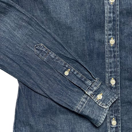 RALPHLAUREN　"CUSTOM FIT" CHAMBRAY SHIRT