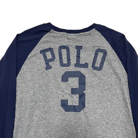 POLO RALPHLAUREN　"LONG SLEEVE RAGLAN" L/S TEE