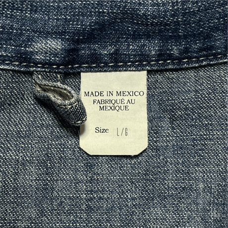 RRL RALPHLAUREN　"DISTRESSED INDIGO PAINT SPLATTER" DENIM JACKET