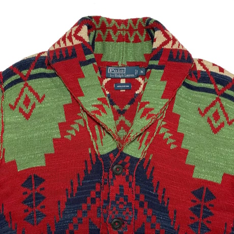 POLO RALPHLAUREN　"DEAD STOCK" NATIVE CARDIGAN