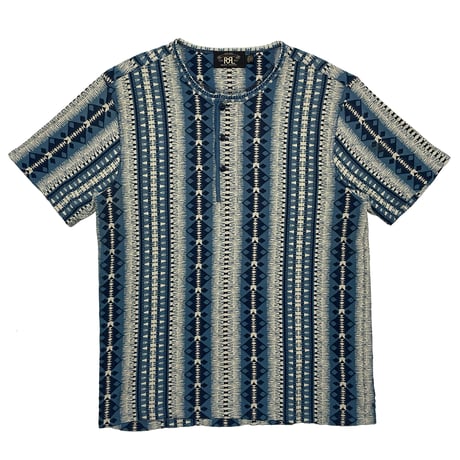 RRL RALPHLAUREN　"NATIVE" HENLEY NECK S/S TEE