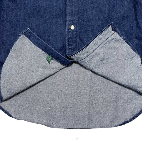POLO RALPHLAUREN　"PONY" BUTTON DOWN DENIM SHIRT