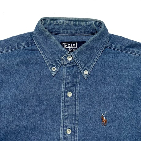 POLO RALPHLAUREN　"PONY" DENIM SHIRT