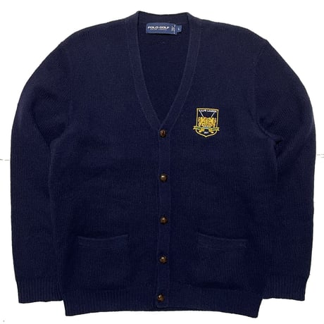 POLO GOLF RALPHLAUREN　"SHIELD LOGO" CARDIGAN