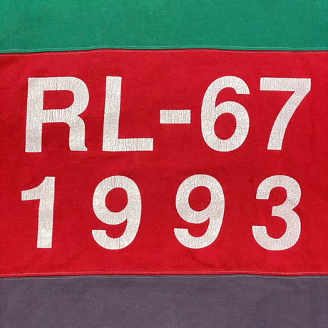 POLO RALPHLAUREN　"RL-67 1993" RUGBY SHIRT