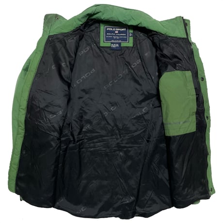 POLO SPORT RALPHLAUREN　"GREEN" PADDED JACKET