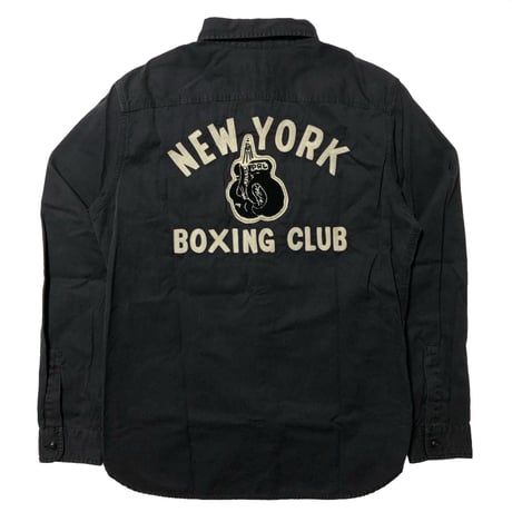 POLO RALPHLAUREN　 "NEW YORK BOXING CLUB" WORK SHIRT (1st-S)