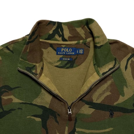 1POLO RALPHLAUREN　 "HARF-ZIP" SWEAT SHIRT (CAMOUFLAGE)