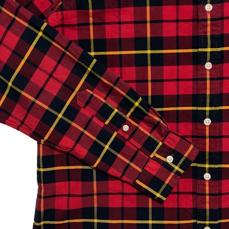 RALPHLAUREN　"BUTTONDOWN SHIRT" FLANNEL SHIRT