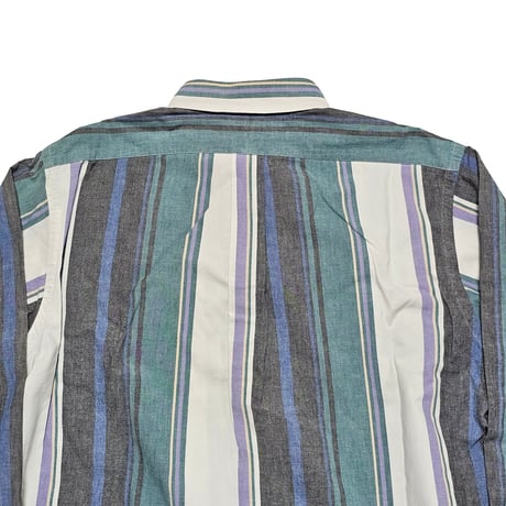 POLO RALPHLAUREN　"MULTI STRIPE BOTTON DOWN SHIRT" L/S SHIRT