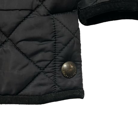 POLO RALPHLAUREN　"FLEECE LINING" QUILTING JACKET