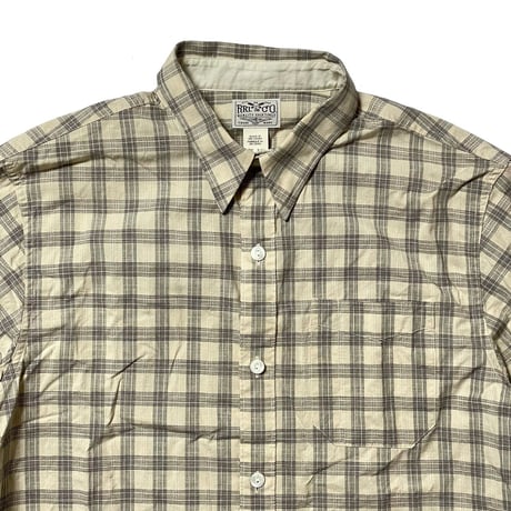 RRL RALPHLAUREN　"CKECKED" DOBBY WORK SHIRT