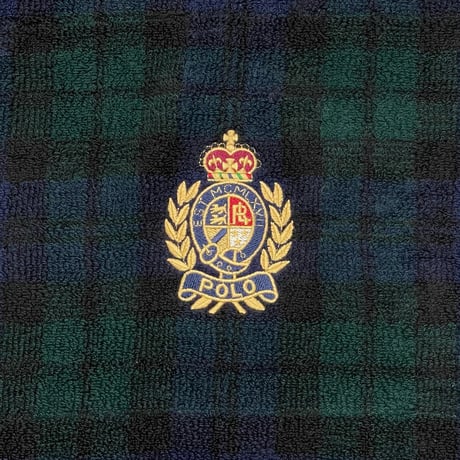 RALPHLAUREN　"BLACK WATCH"クレスト BATH TOWEL