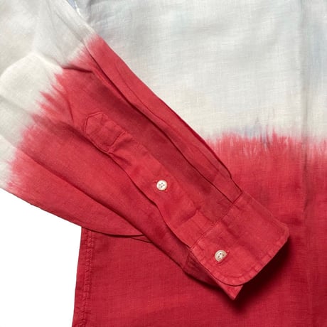RALPHLAUREN　"GRADATION" LINEN SHIRT