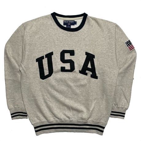 POLO SPORT RALPHLAUREN　"MADE IN USA" SWEAT