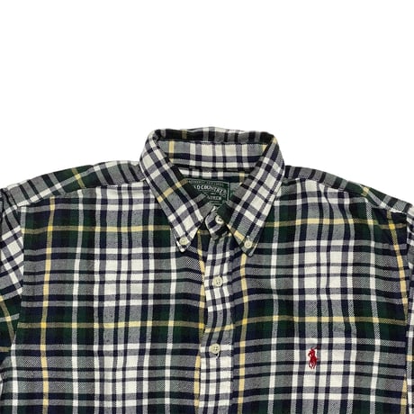 POLO COUNTRY RALPHLAUREN　"FLANNEL SHIRT BOTTON DOWN" L/S SHIRT