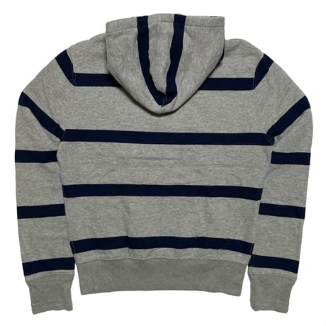POLO RALPHLAUREN　 "BORDER" HOODIE (GREY)