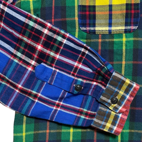 POLO COUNTRY RALPHLAUREN　"CORDUROY COLLAR" FLANNEL SHIRT
