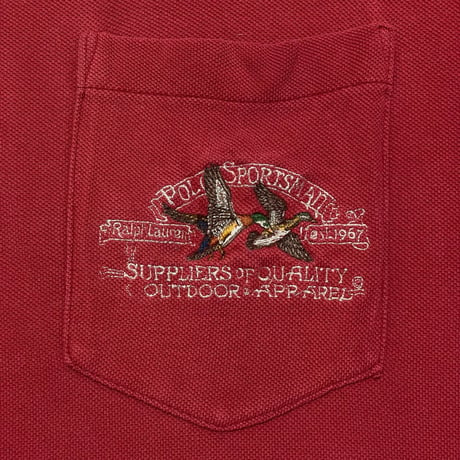 POLO RALPHLAUREN　"MADE IN USA" S/S POCKET TEE