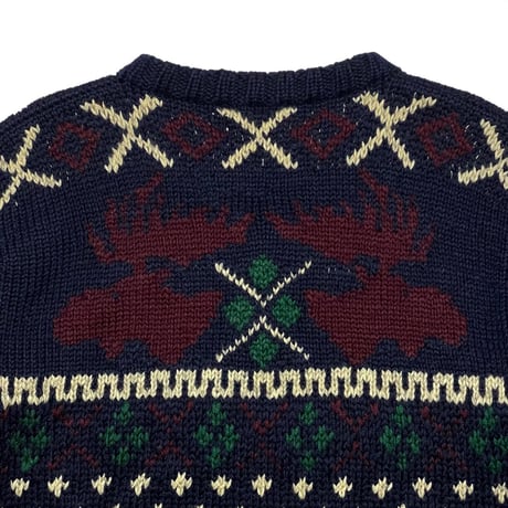 POLO RALPHLAUREN　"REINDEER" SWEATER