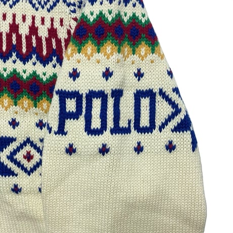 POLO RALPHLAUREN　"NORDIC" SWEATER (BOYS)