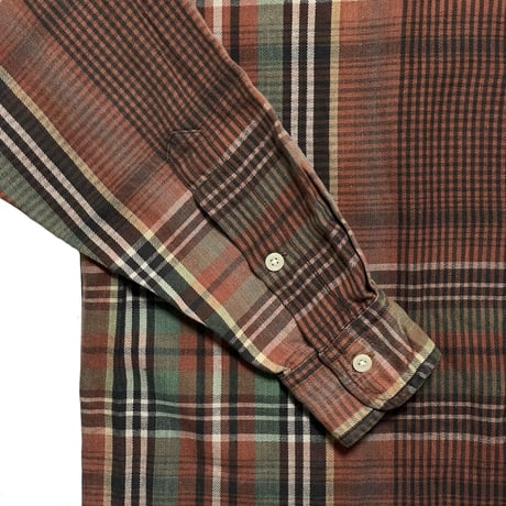 POLO RALPHLAUREN　"CHECK" FLANNEL SHIRT