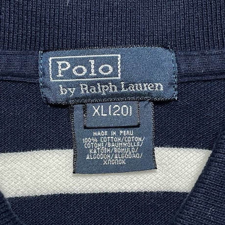 POLO RALPHLAUREN　"STRIPE" POLO SHIRT (BOYS)