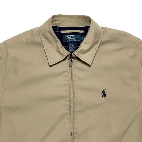 POLO RALPHLAUREN　"CHECK LINING" SWING TOP JACKET