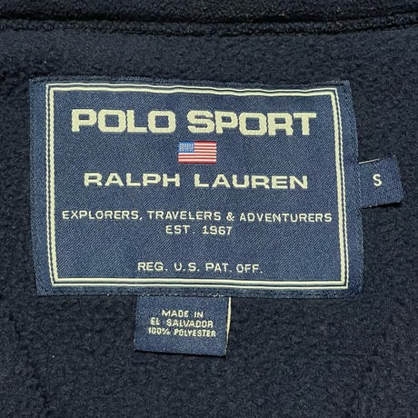POLO SPORT RALPHLAUREN　"POLATEC" HARF-ZIP FLEECE JACKET