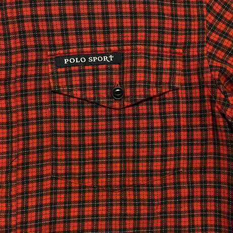 POLO SPORT RALPHLAUREN　"PLAID CHECK" FLANNEL SHIRT