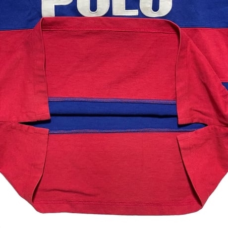 POLO SPORT RALPHLAUREN　"COLOR BLOCK" RUGBY SHIRT
