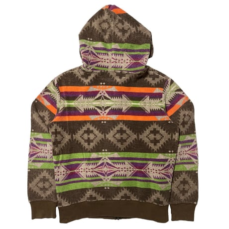 POLO RALPHLAUREN　"AZTEC NATIVE" ZIP HOODIE