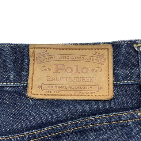 POLO RALPHLAUREN　"VARICK SLIM STRAIGHT" DENIM PANTS