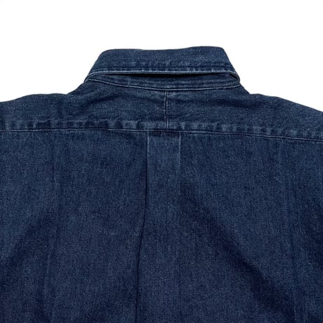 POLO COUNTRY RALPHLAUREN　 "COTTON 100%" DENIM BUTTONDOWN SHIRT