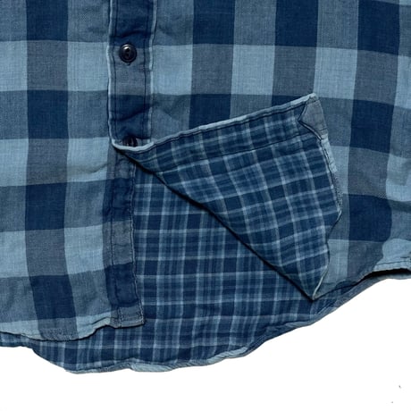POLO RALPHLAUREN　"BUFFALO CHECK" FLANNEL INDIGO SHIRT