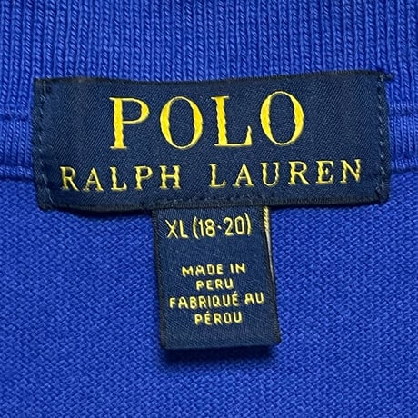 POLO RALPHLAUREN　"RUGBY BEAR" POLO SHIRT(BOYS)