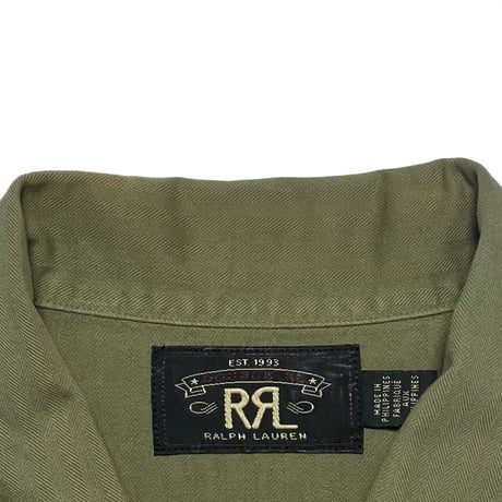 RRL RALPHLAUREN　"HERRINGBONE" OVER SHIRT