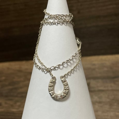 RALPHLAUREN　"HORSESHOE" SILVER NECKLACE