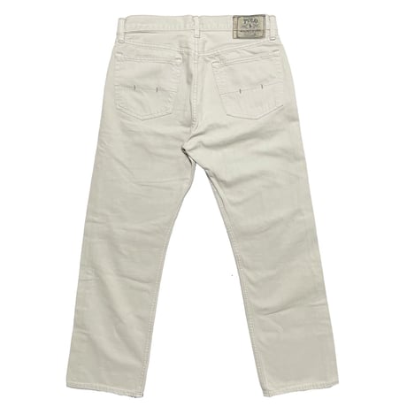 POLO RALPHLAUREN　WHITE DENIM