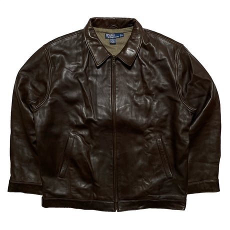 POLO RALPHLAUREN　"LEATHER" SWING TOP