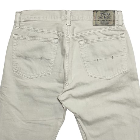 POLO RALPHLAUREN　WHITE DENIM
