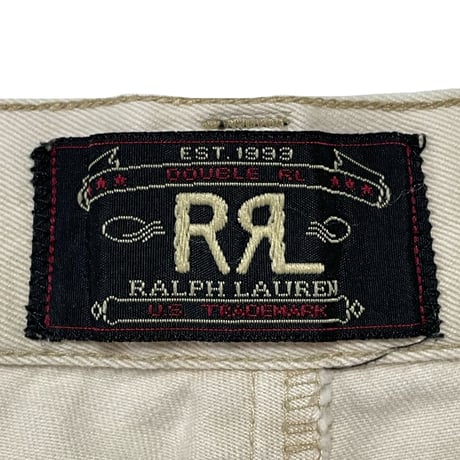 RRL RALPHLAUREN　"BUTTON FLY" CHINO SHORTS