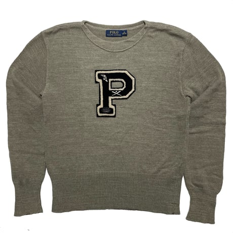 POLO RALPHLAUREN　"P PATCH" SWEATER