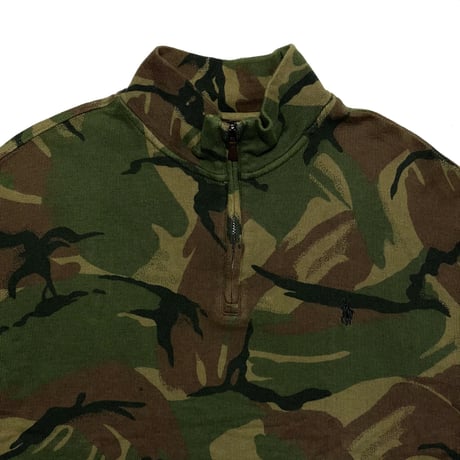 1POLO RALPHLAUREN　 "HARF-ZIP" SWEAT SHIRT (CAMOUFLAGE)
