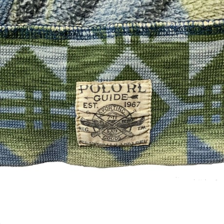 POLO RALPHLAUREN　 "NATIVE" FLEECE HOODIE (M)