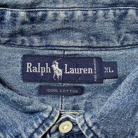 RALPHLAUREN　"90s VINTAGE" DENIM SHIRT