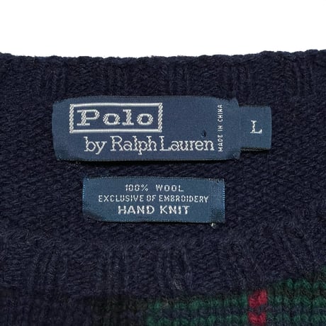 POLO RALPHLAUREN　 "911 MEMORIAL" SWEATER (Lサイズ)
