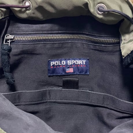 POLO SPORT RALPHLAUREN　"MILITARY" BUCKPACK