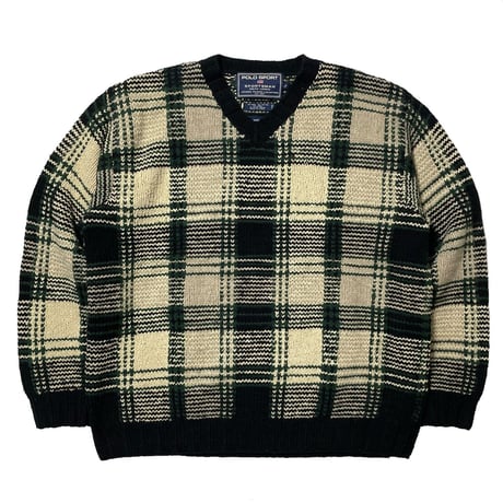 POLO SPORT RALPHLAUREN　"HAND KNIT" SWEATER