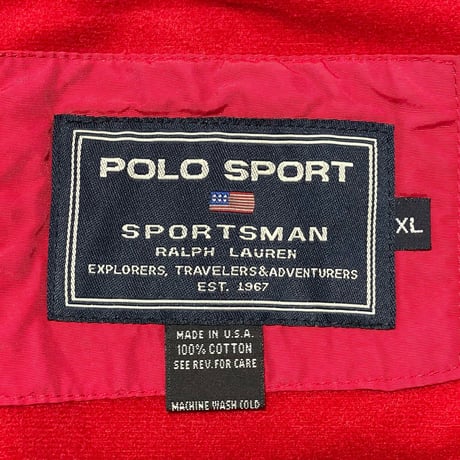 POLO SPORT RALPHLAUREN　"MADE IN USA" NYLON JACKET
